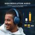 1MORE SonoFlow HC905 Active Noise Cancelling Headphones, Bluetooth Headphones with LDAC for Hi-Res Wireless Audio, 70H Playtime, Clear Calls, Preset EQ Via App - Blue